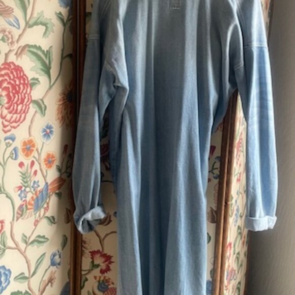 NSF Long Denim Duster Coat - Picture 4 of 6